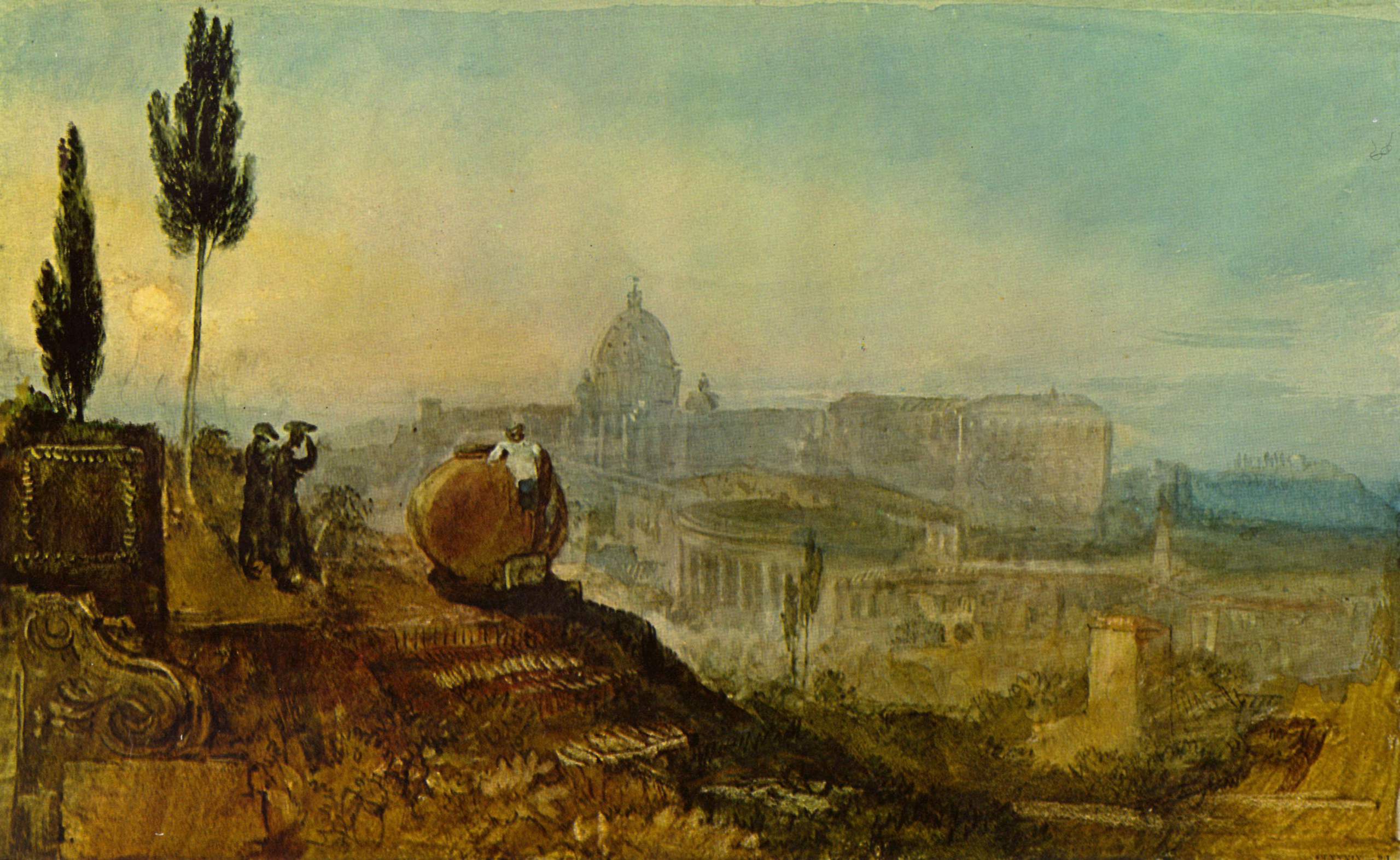 Уильям Тёрнер. Церковь Святого Петра с юга. 1819