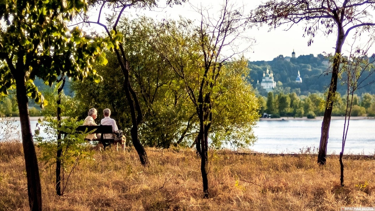 Река Днепр. Киев