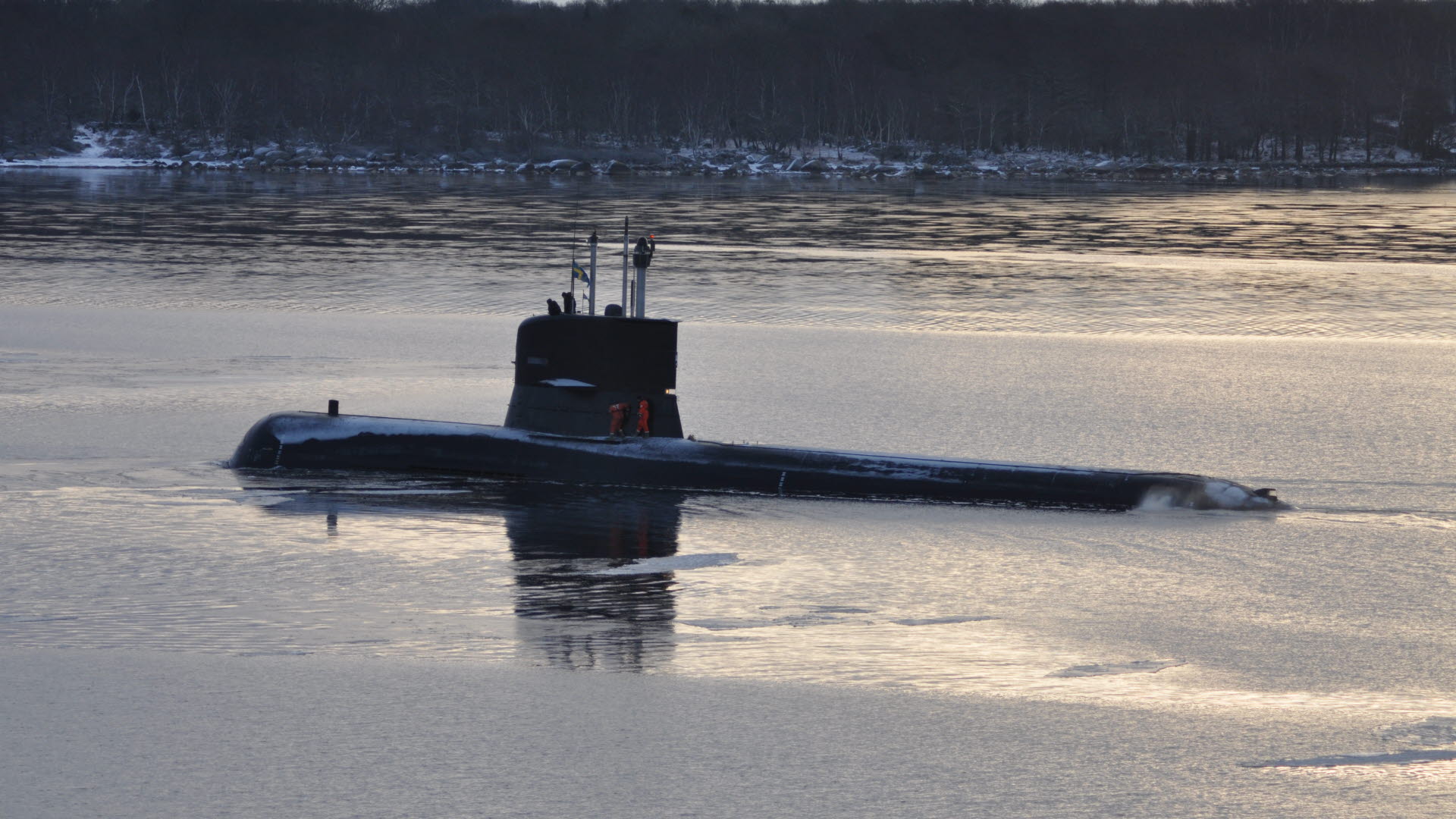 Шведская подводная лодка HMS Södermanland