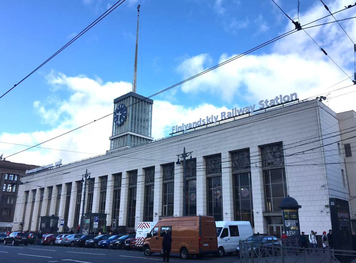 Финляндский вокзал в Санкт-Петербурге