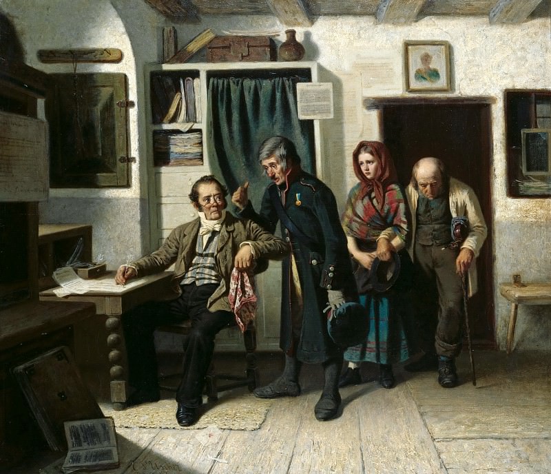 Карл де Юнкер. Оповещение об аресте. 1857