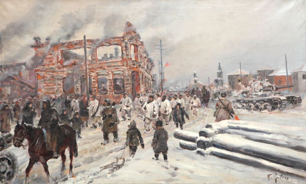 Петр Кривоногов. Вступление в Волоколамск. 1942 год. 1943