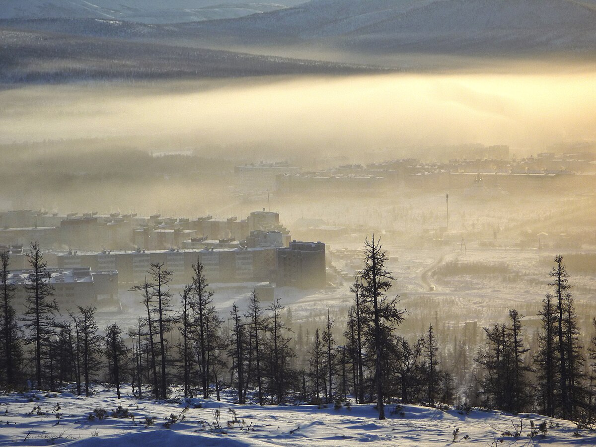 Морозный туман. Билибино