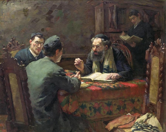 Эдуард Франкфорт. Богословский спор. 1888