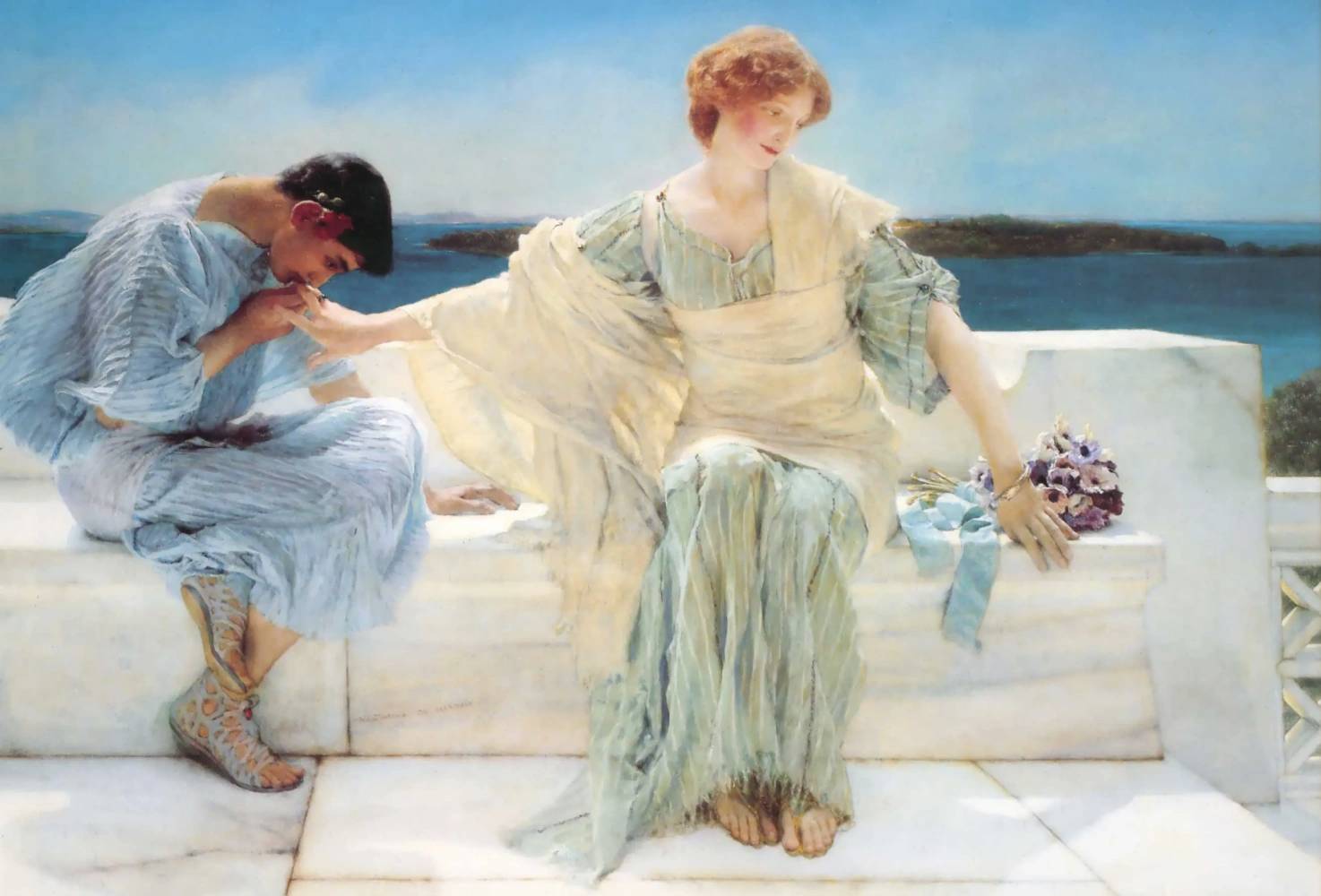 Лоуренс Альма-Тадема. Не проси меня больше. 1906