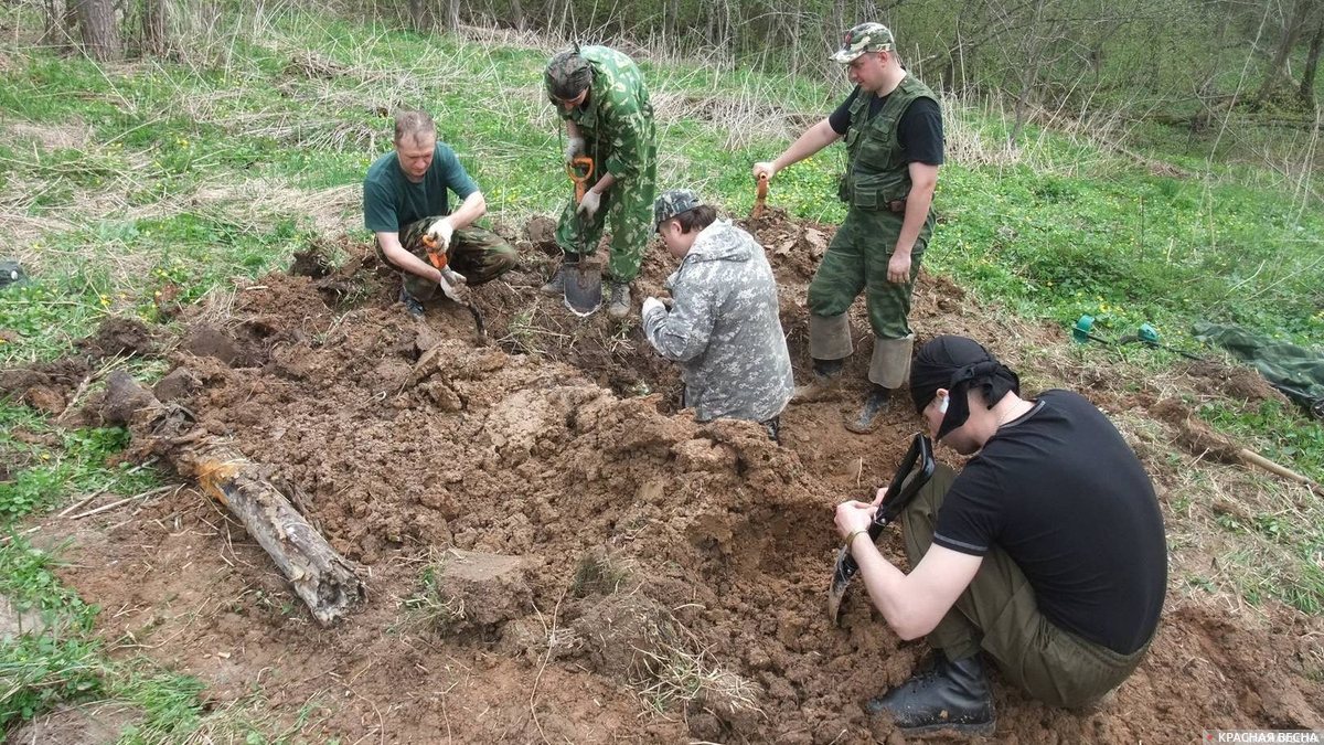 Военный поиск. Раскоп