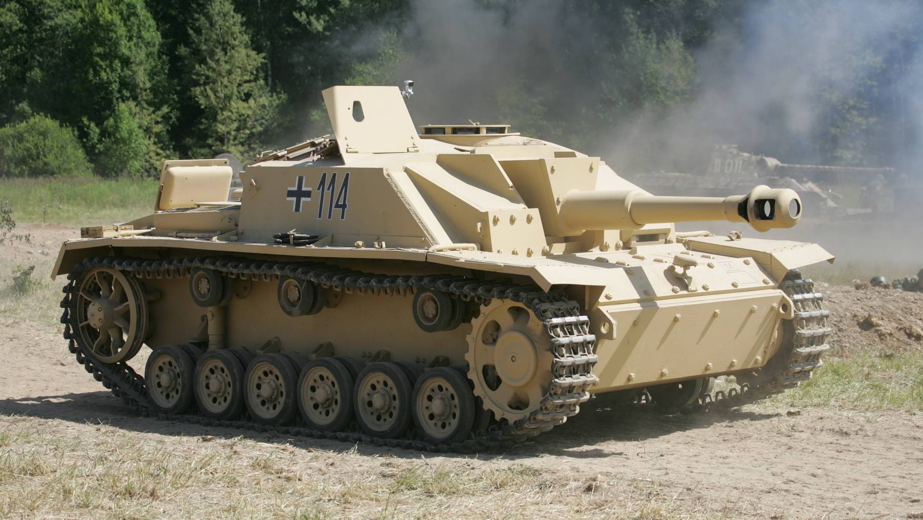 StuG III, немецкая самоходно-артиллерийская установка, Дубосеково Поле боя 2014 ©