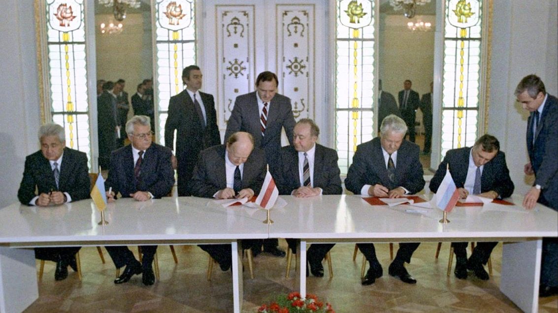 Подписание Соглашения о ликвидации СССР и создании Содружества Независимых Государств