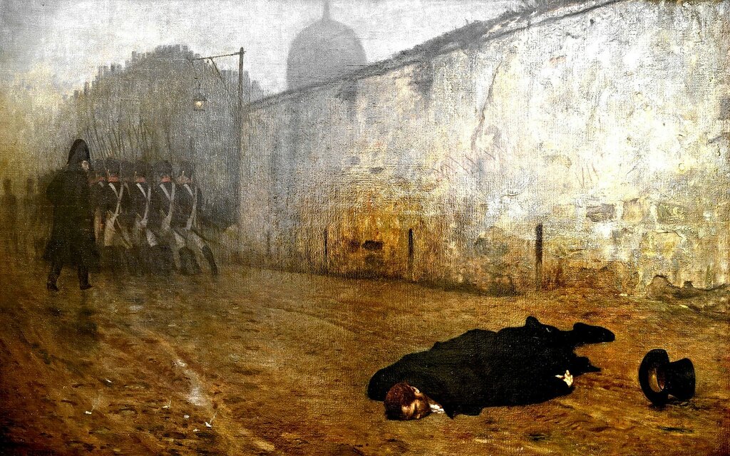 Жан-Леон Жером. Расстрел маршала Нея. 1868