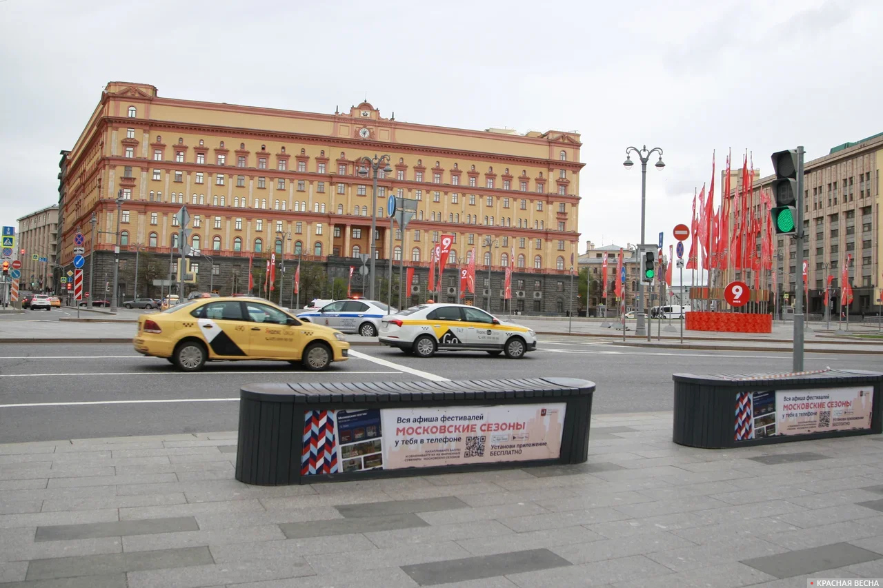 Центре Москвы 9 мая