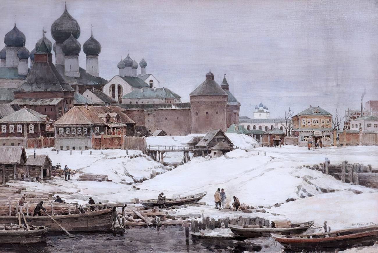 Владимир Соколов. Старый русский город Кострома.1943