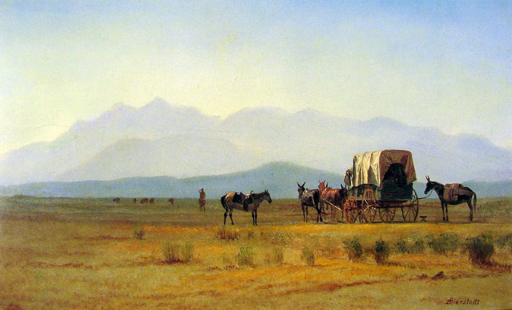 Бирштадт Альберт. Землемеры в Скалистых горах. 1859