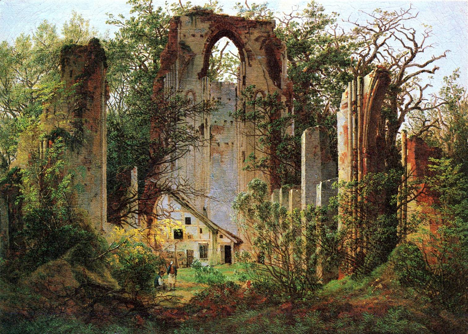 Каспар Давид Фридрих, Руины монастыря Елдена. 1825