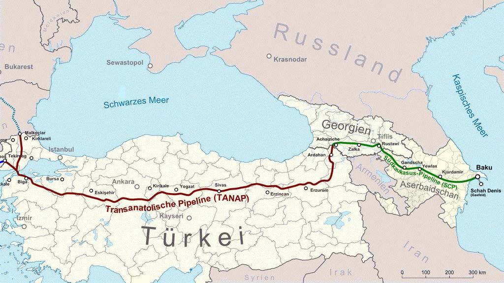 Трансанатолийский газопровод (TANAP)