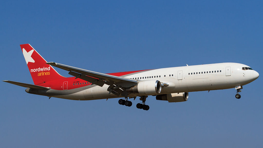 Boeing-767 авиакомпании Nordwind Airlines