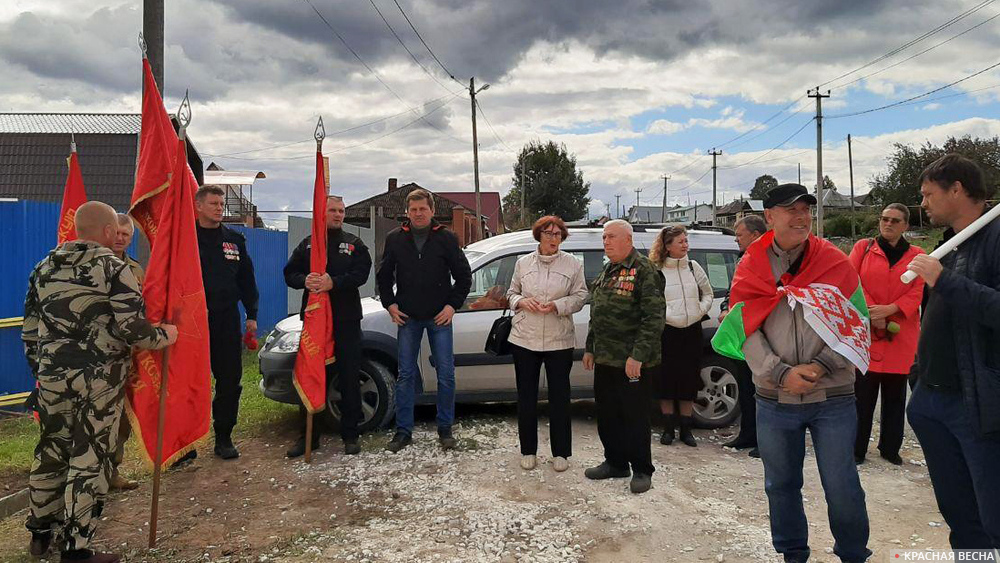 Восстановление памятника Сталину в городе Куса Челябинской области