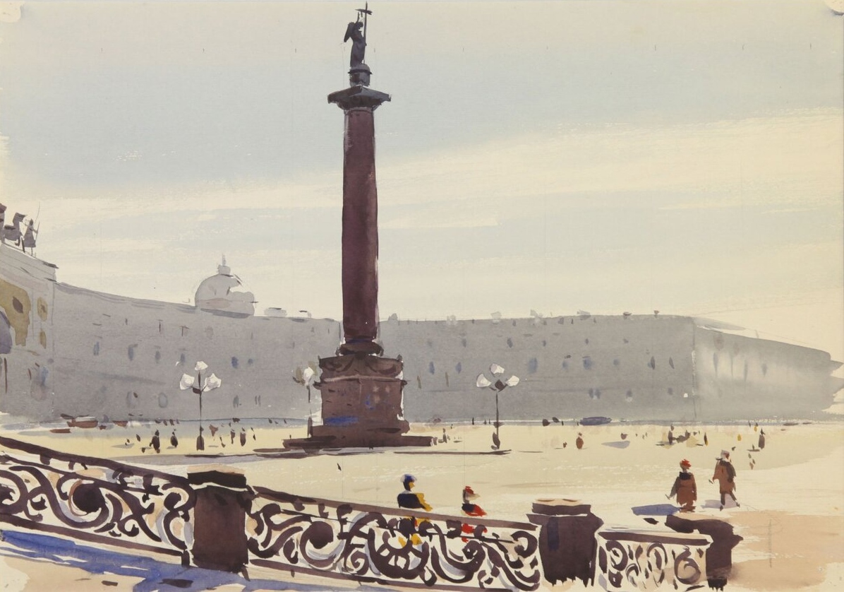 Юрий Химич. Дворцовая площадь. 1957