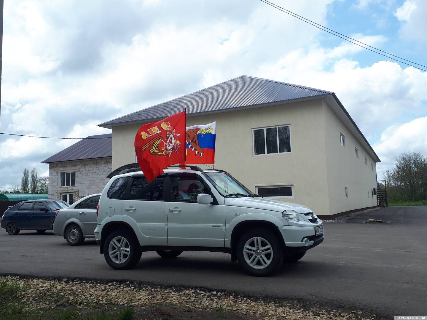 Автопробег Победы. Поселок Лев Толстой, Липецкая область