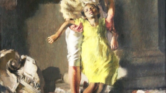 Владимир Васильев. Дни войны. Блокада Ленинграда (фрагмент). 1949