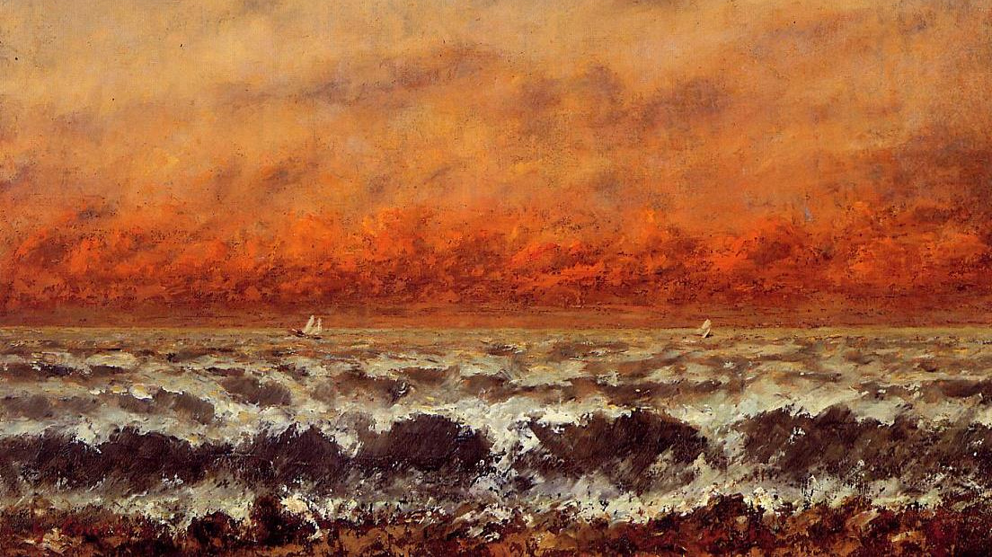 Гюстав Курбе. Морской пейзаж. 1874