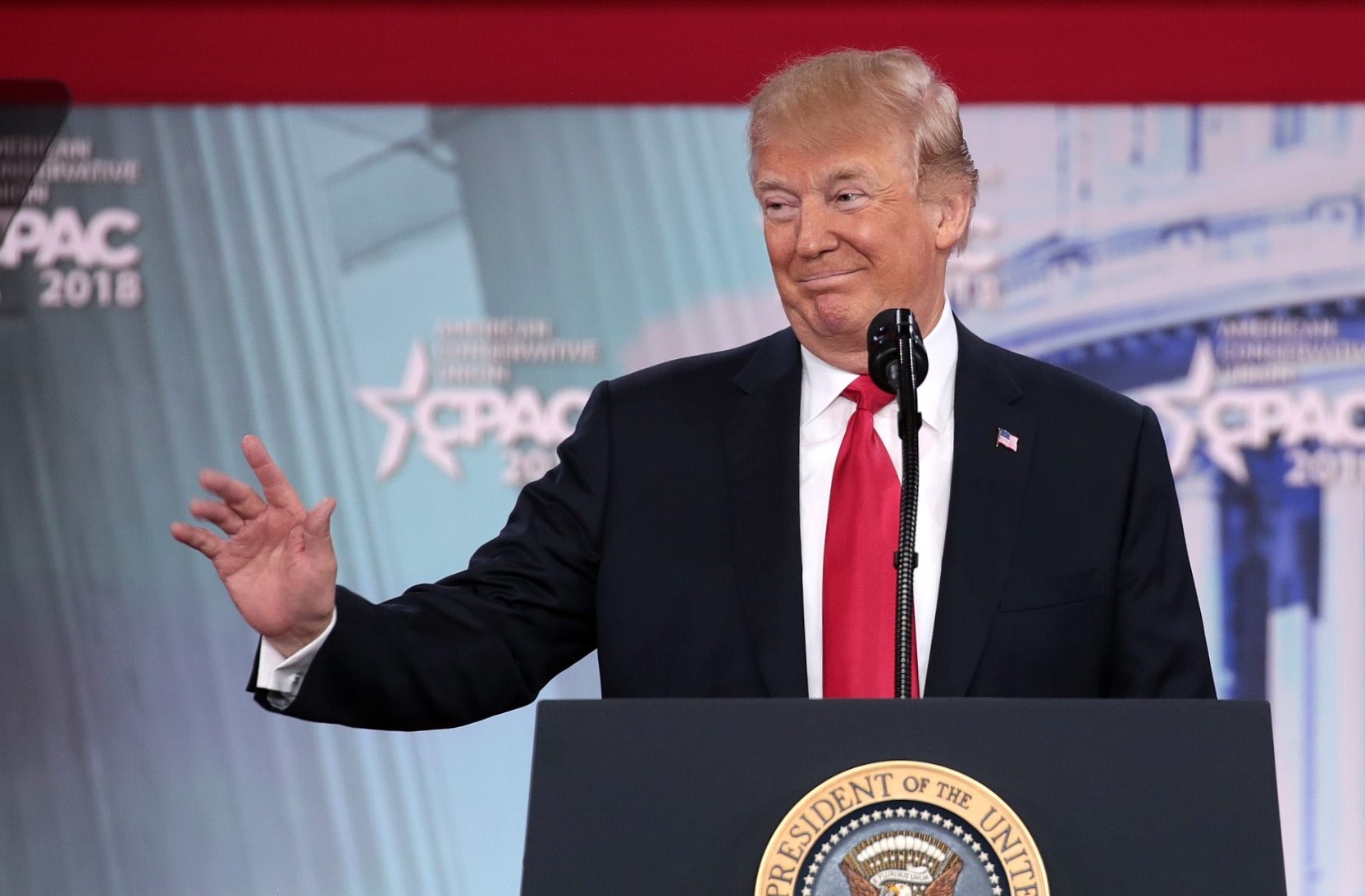 Выступление президента США Дональда Трампа на CPAC-2018