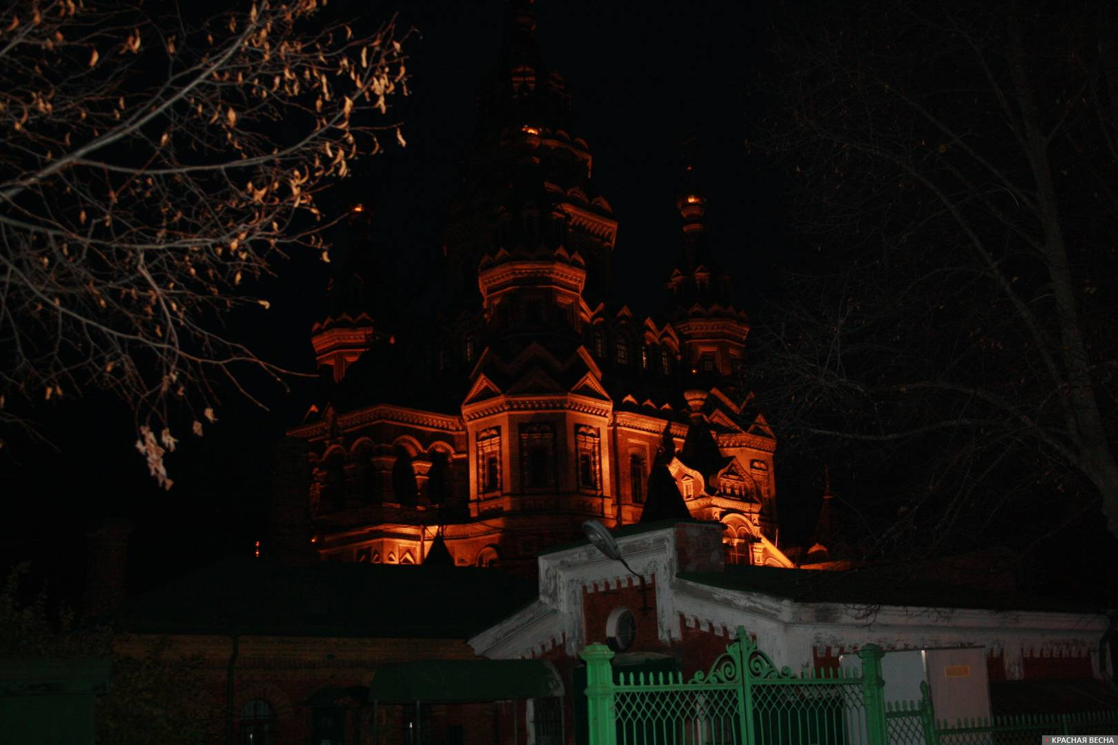 Собор Петра и Павла. Ночь. Петергоф