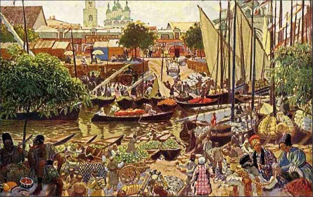 Борис Кустодиев, Астрахань
