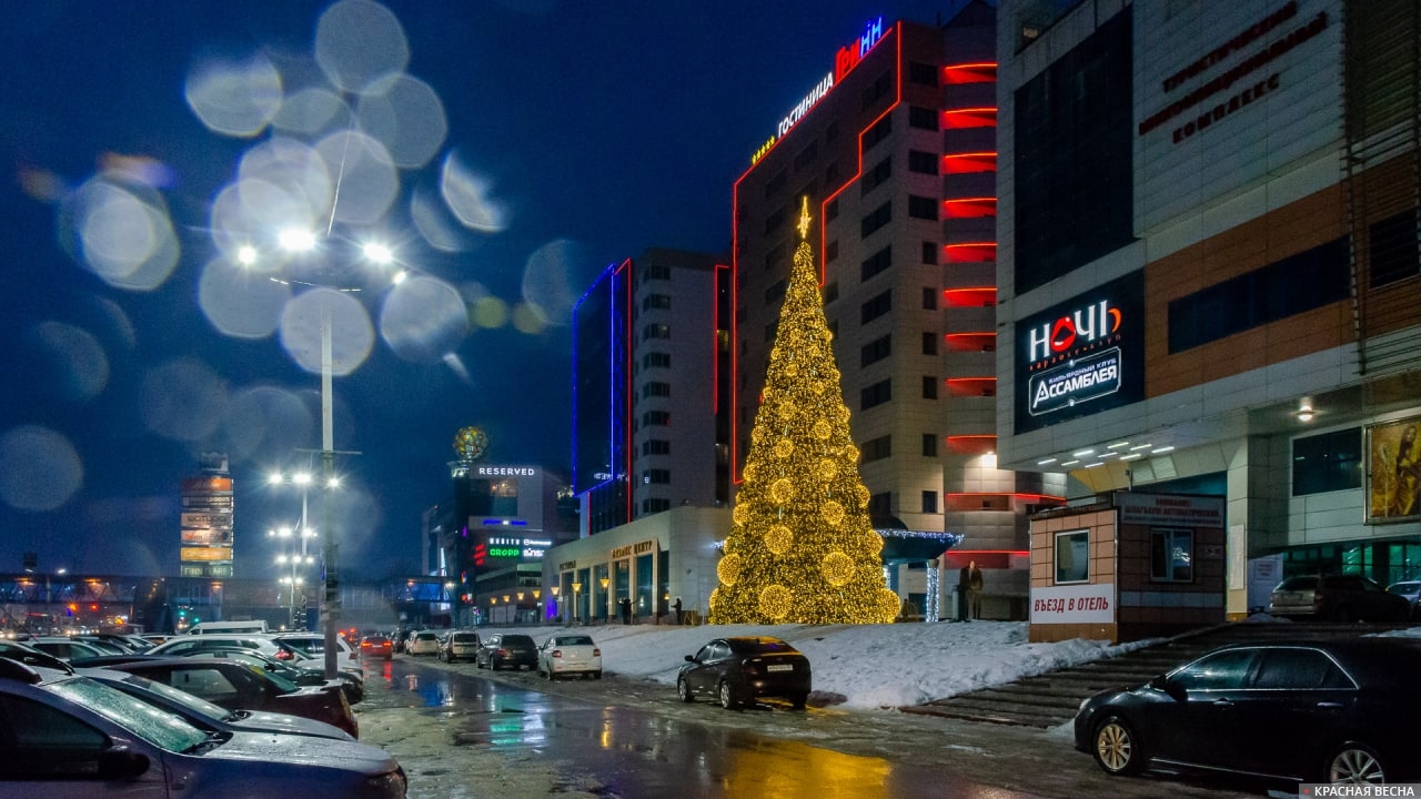 Орел. Украшения к Новому году.