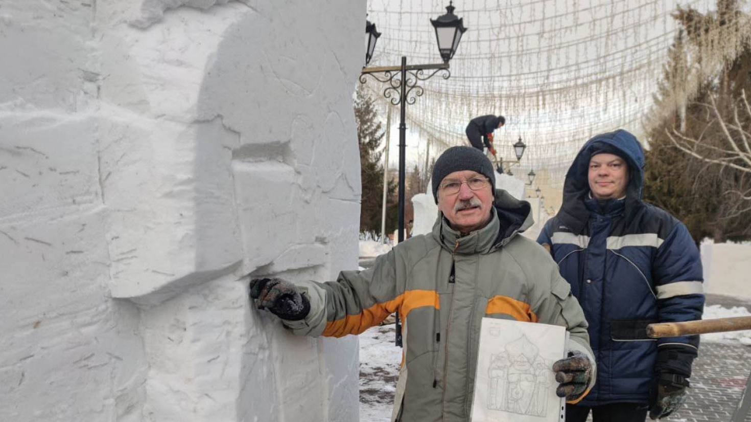 Фестиваль снежных фигур в городе Кургане. 28 января 2023 года