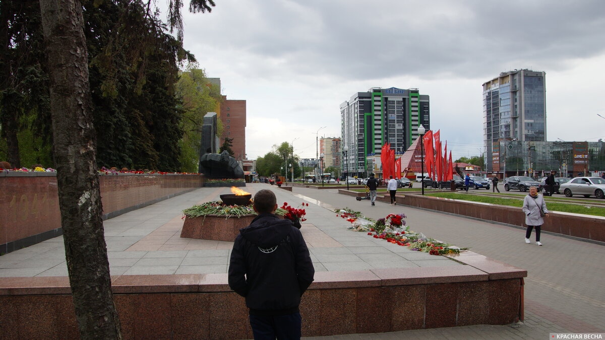 Воронежец долго смотрит на вечный огонь, Мемориальный комплекс 