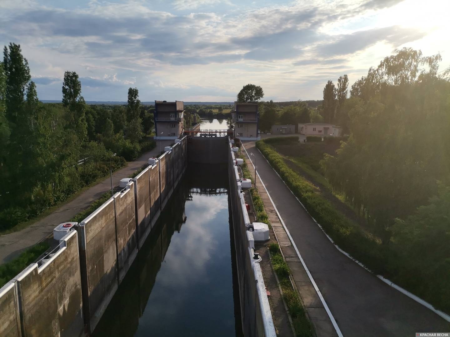 Шлюз. Воронежское водохранилище