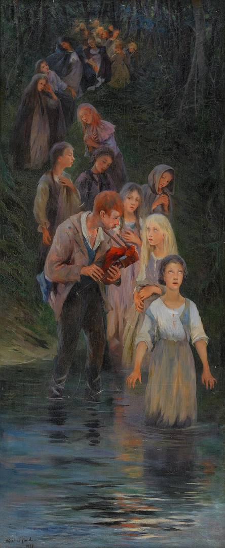 Аллан Остерлинд. Крысолов из Гамельна. 1897