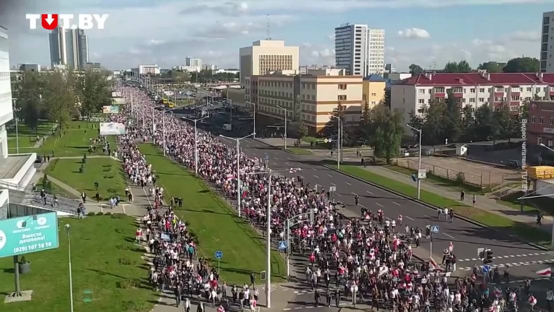 Протесты в Минске