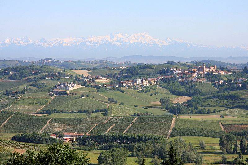 Castelnuovo Calcea from San Marzano Oliveto