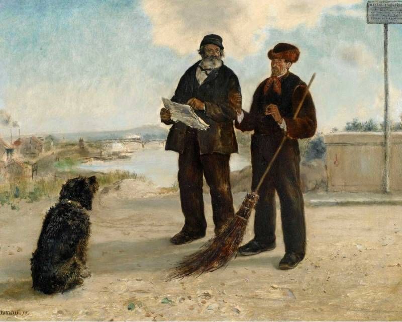 Рафаэлли Жан-Франсуа. Свежая газета. 1879