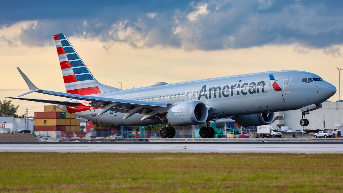 Boeing 737 MAX авиакомпании American Airlines