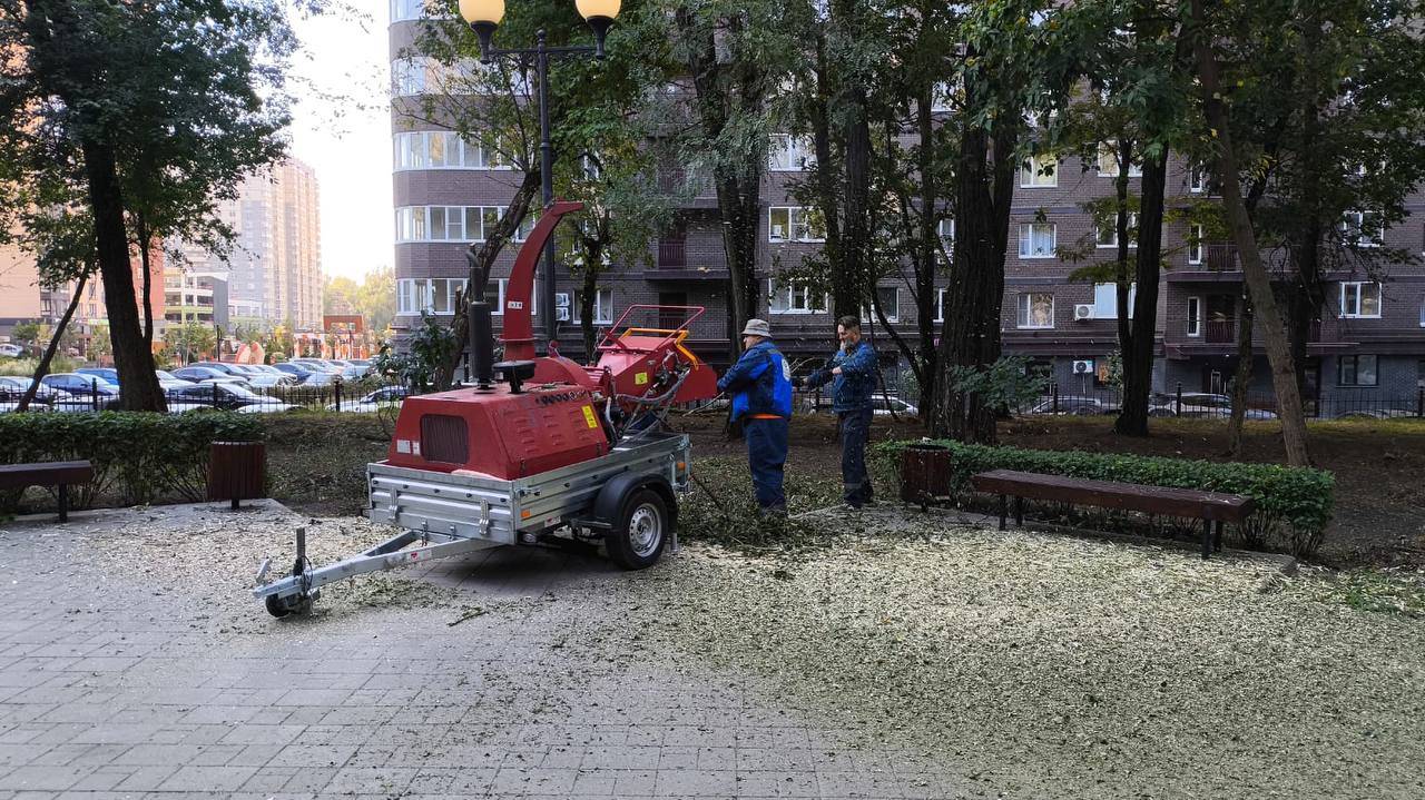 Благоустройство парка Вересаево