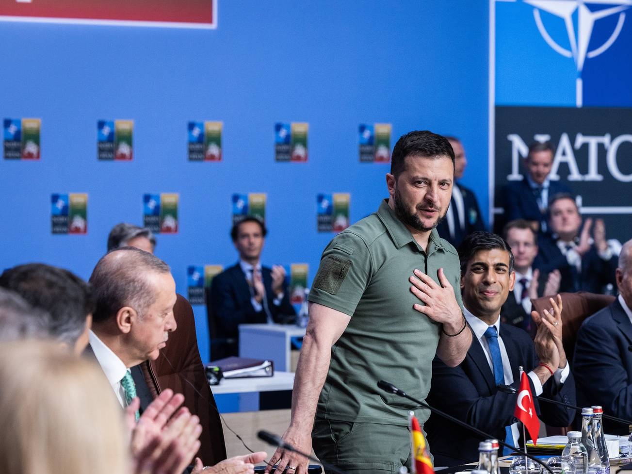 Зеленский на заседании НАТО в Швеции