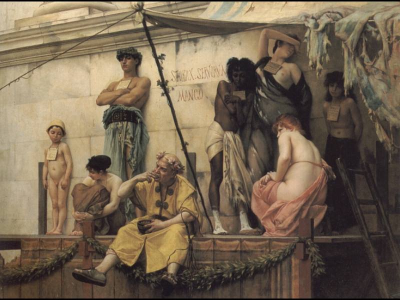 Гюстав Буланже Кларен Родольф. Рынок рабов. 1886