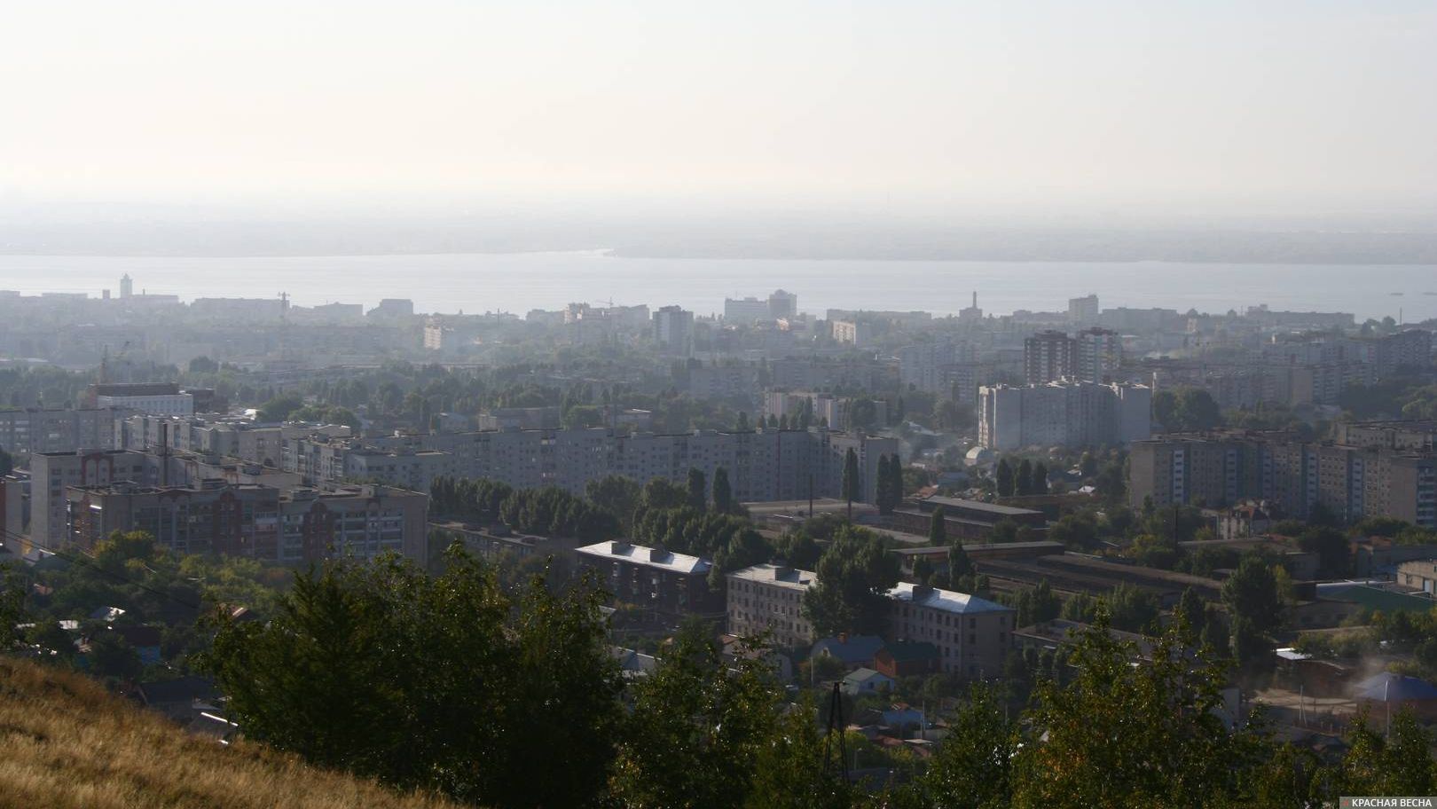 Вид на Саратов с Кумысной поляны