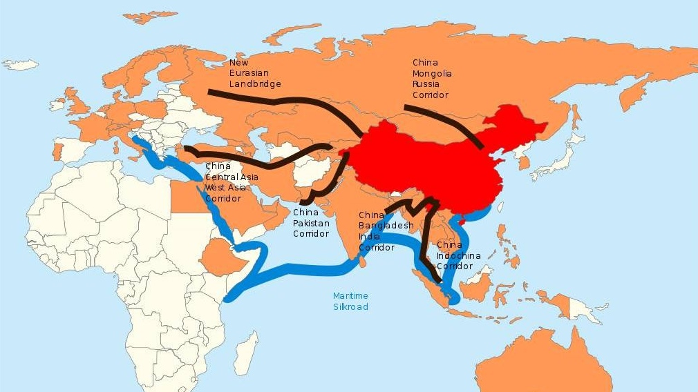«Один пояс — один путь». Схемы транспортных маршрутов