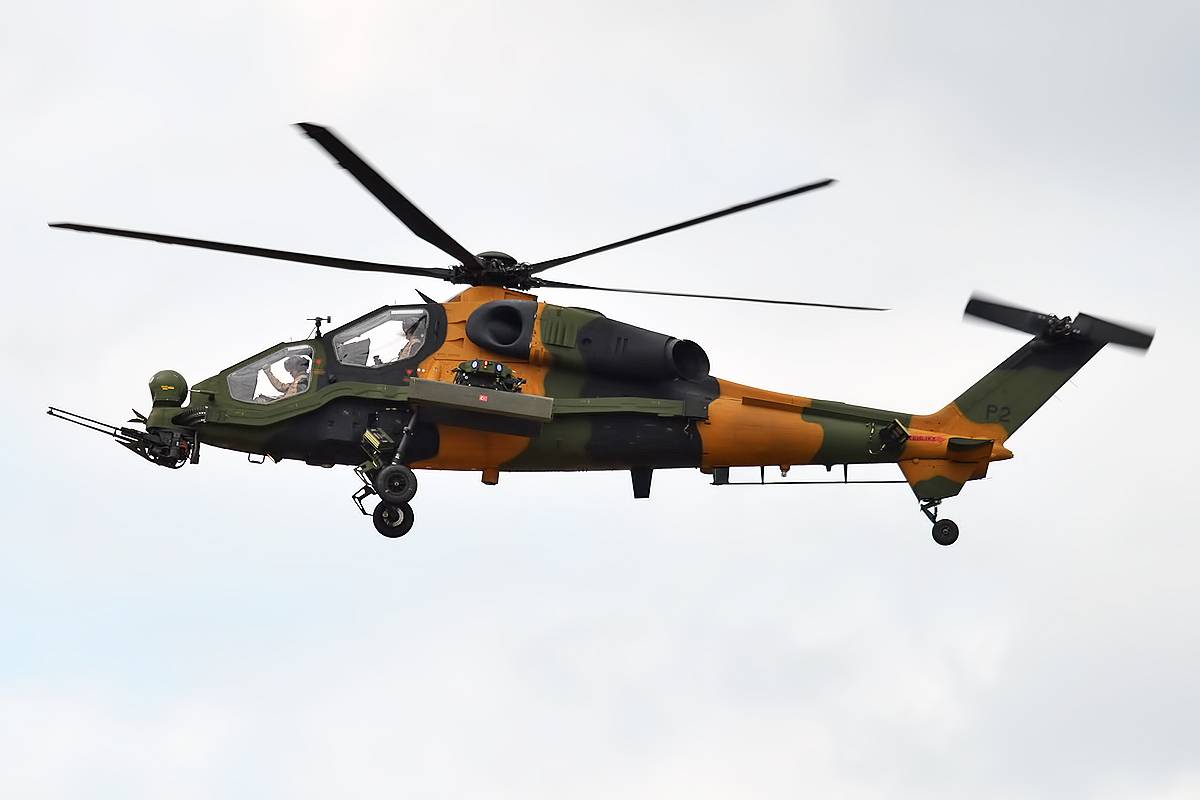 Турецкий ударный вертолет T-129A ATAK