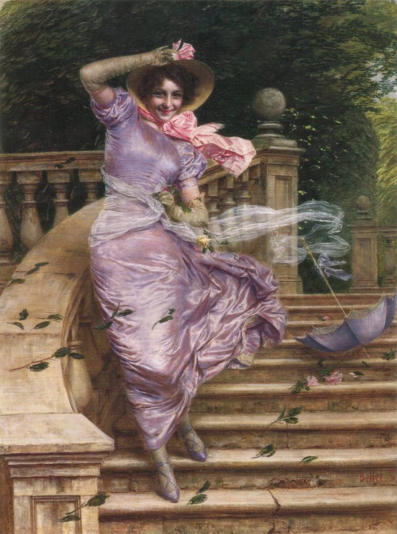 Гаэтано Беллей. Порыв ветра. 1902