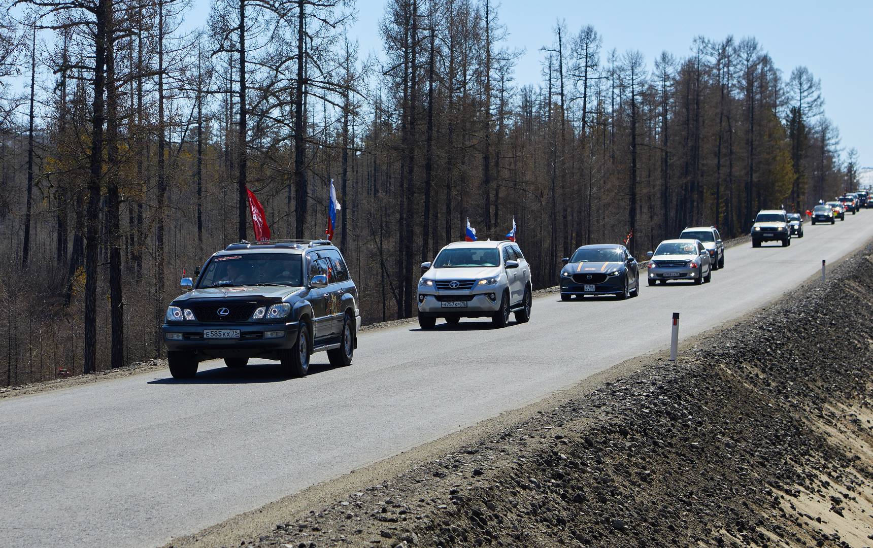 Автопробег Вахта памяти Забайкалье