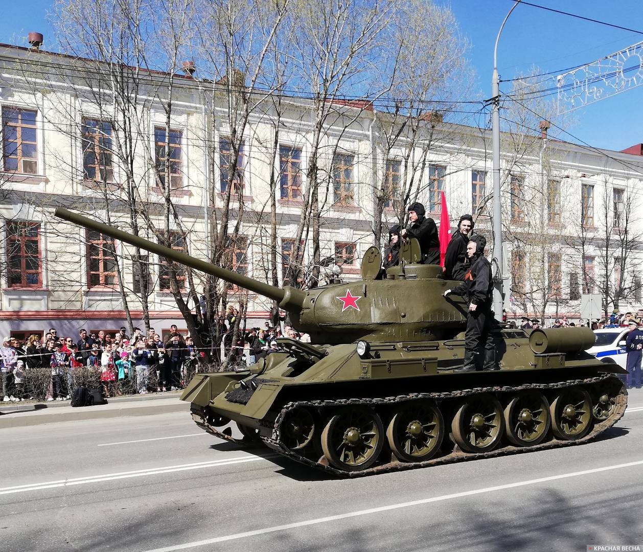 Т-34. Парад Победы. Томск