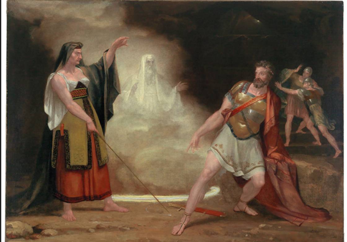 Вашингтон Олстон. Саул и Аэндорская ведьма. 1820