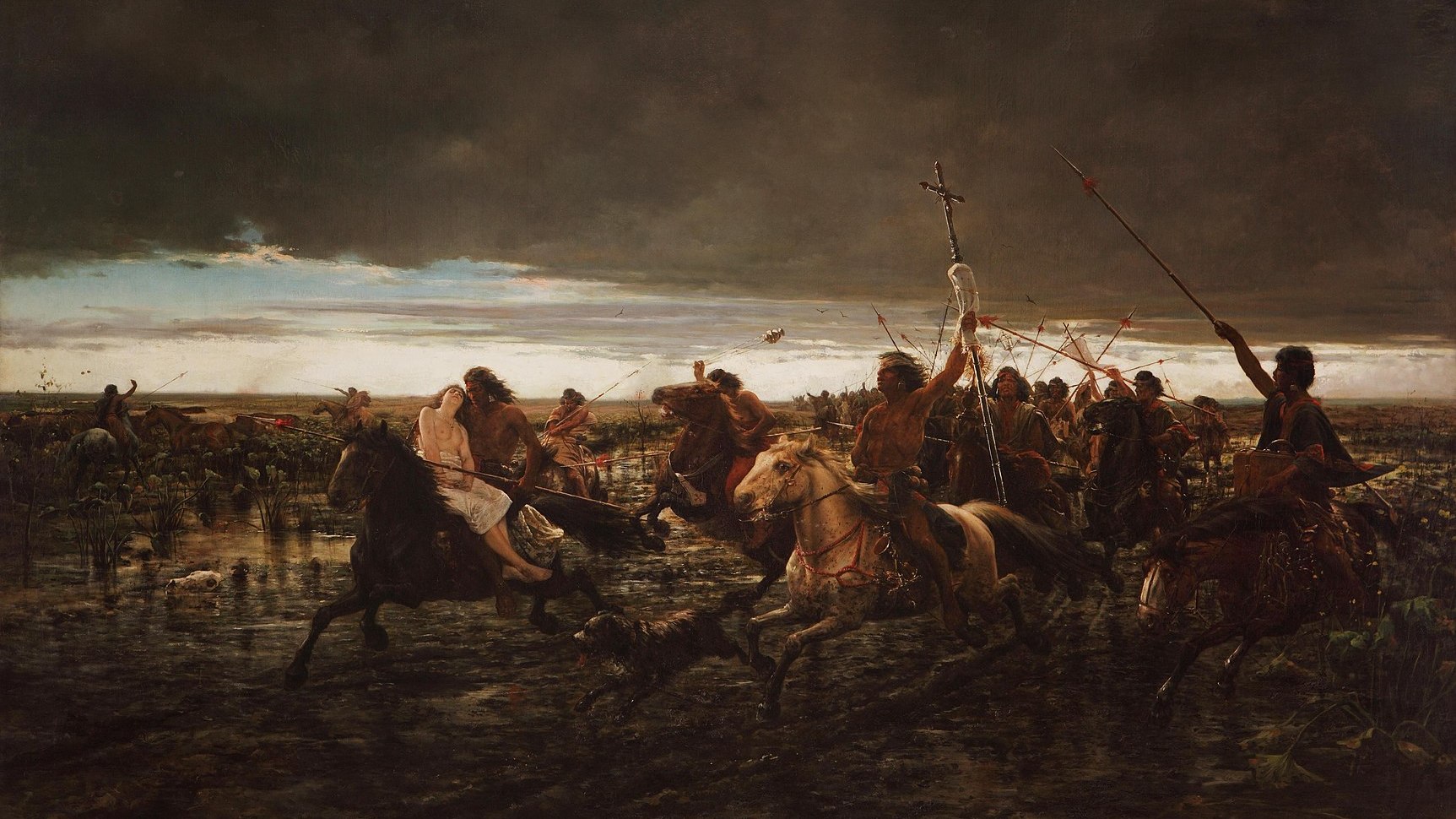 Анхель Делла Валле. Возвращение Малона. 1892