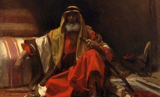 Бонна Леон. Арабский шейх. Фрагмент. XIX в.