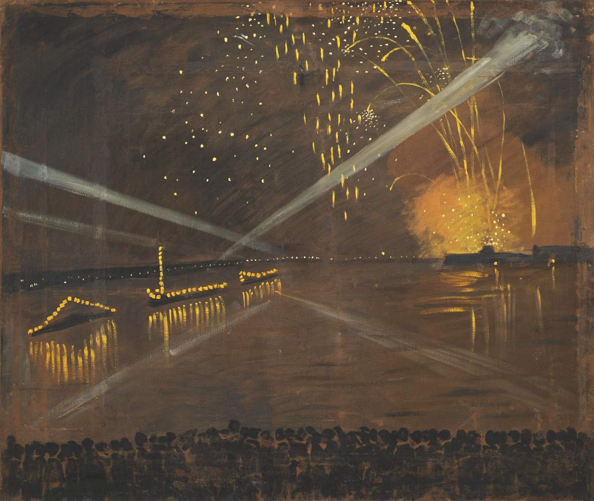 Анна Остроумова-Лебедева. Салют. 1944 год