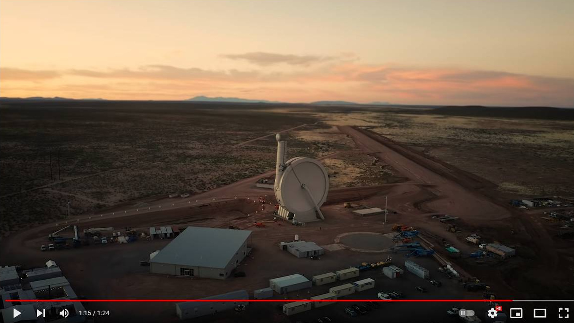 Суборбитальный ускоритель. Цитата из видео «SpinLaunch Suborbital Accelerator — First Launch» пользователя Spin Launch. Youtube.com